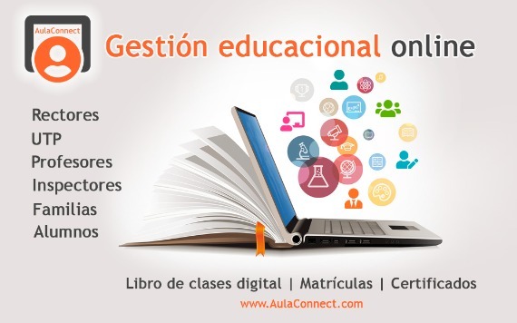 Gestión educacional online